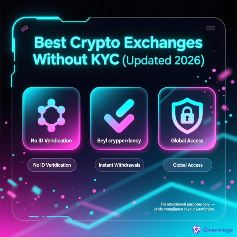 Best Crypto Exchange Without KYC (Updated 2026)